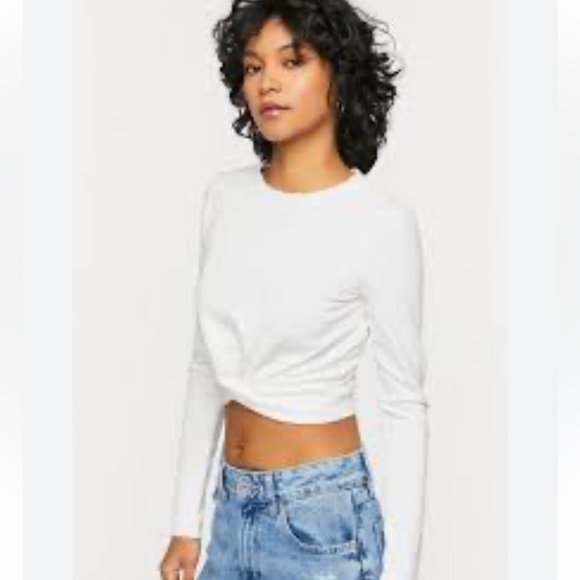 Marshalls Tops - Marshalls White long sleeve Crop tops​